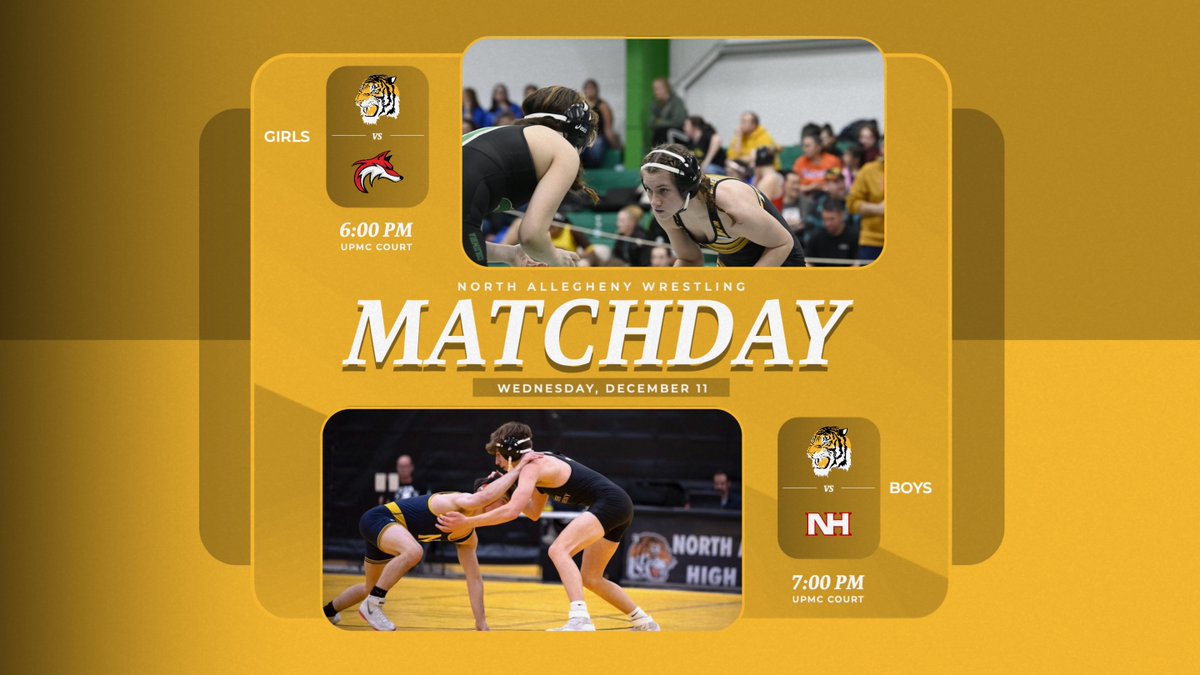 The NA Sports Network has live coverage of Wrestling tonight as <a href="/NaGirlsWrestle/">NA Girls Wrestling</a> will take on <a href="/FxCAthletics/">Fox Chapel Area Athletics</a> at 6 pm! <a href="/wrestling_na/">NA Boys Wrestling</a> will battle <a href="/NHAthletics_/">North Hills Athletics</a> at 7 pm!

🎙️ - <a href="/LeeBobSports/">Lee Mohn</a> and Mason Manville have the call!

📻 - Listen Here: meridix.com/event/257542
