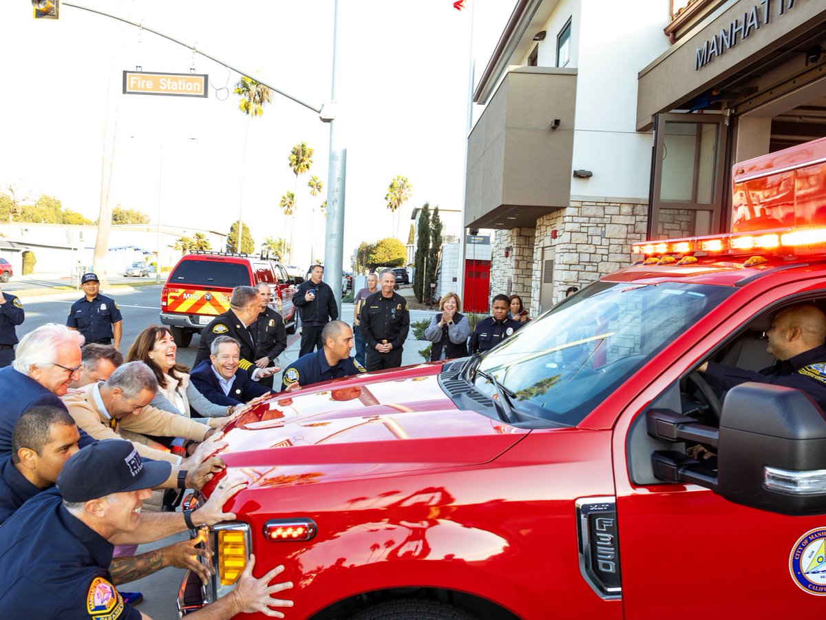 citymb's tweet photo. ๐ Last week, MBFD celebrated the push-in ceremony for R22 at Fire Station 2! This tradition dates back to the days of horse-drawn fire engines. Welcome, R22, to the fleet! ๐๐ฅ
@manhattanbeachfire
#MBFD #CommunityTradition #FireStation2 https://t.co/TJMYQ7Z5UR