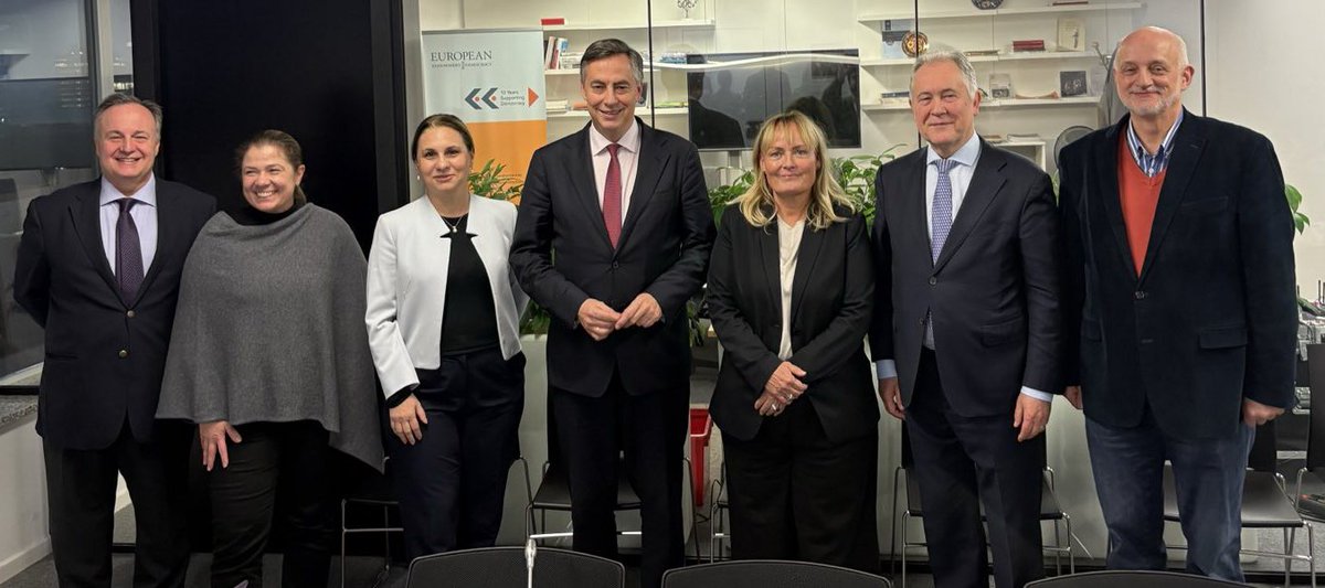 EEDemocracy's tweet photo. Congratulations to Andrea Despot & @christianholm, elected as civil society representatives at today's EED Board of Governors meeting, joining the Executive Committee, with Veronika Mítková of Czechia. We look forward to supporting to supporting democracy together. https://t.co/e8eq8TerDe