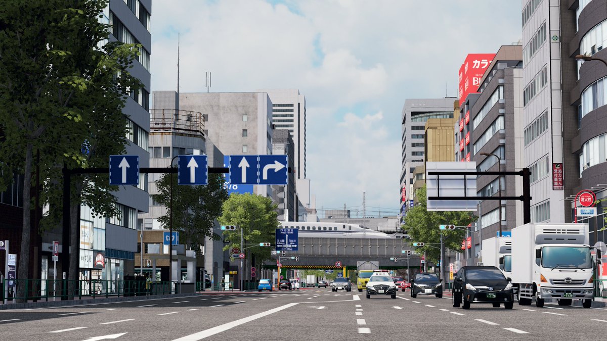 Tomo_CSL's tweet photo. はじめて関東の方のジオラマを作ってみました。

#CitiesSkylines 　#シティーズスカイラインコンテスト https://t.co/bY9pIaF87K