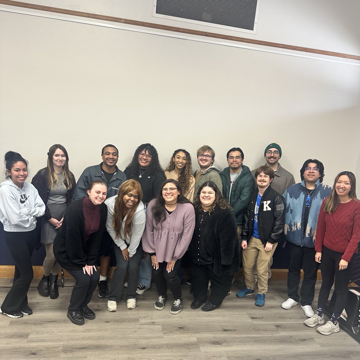 Cold weather, warm hearts. ❄️❤️ Our AmeriCorps crew is bundled up and hard at work helping students reach their college dreams!