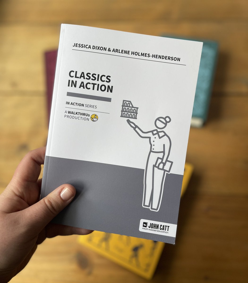 GAdamsClassics's tweet photo. The new book, Classics in Action has now been published. A brilliant book on Classics teaching by @jessbisc and @ProfArleneHH. I have written a case study on the creation of our KS3 #Classics curriculum. A career highlight for me! 📖 https://t.co/HmrOrPDlEG