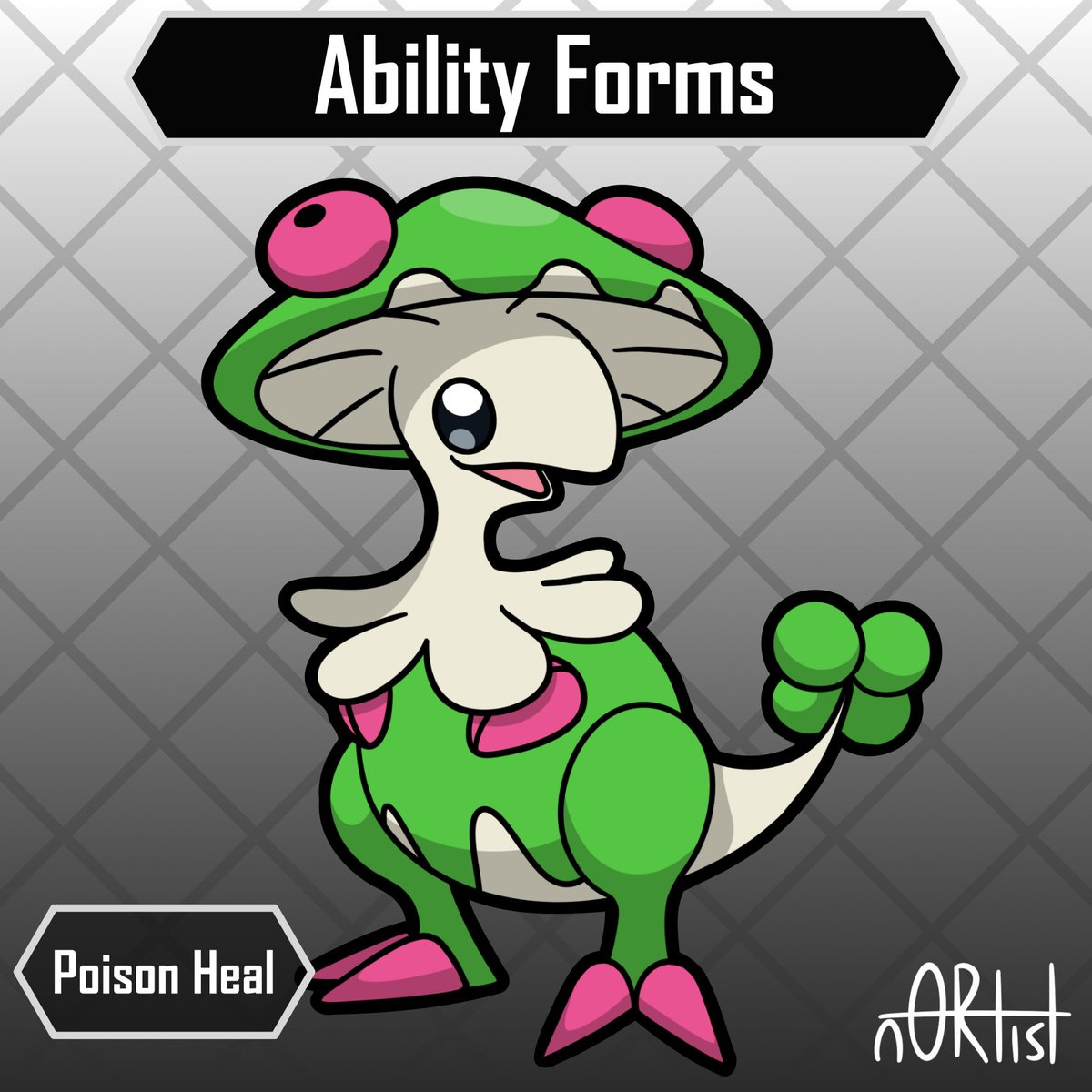 n0rtist's tweet photo. This post took off where I asked "what if abilities changed a Pokemon's appearance"
#AbilityForms #pokemon #fakemon #fanart https://t.co/YmQTJnZM9a