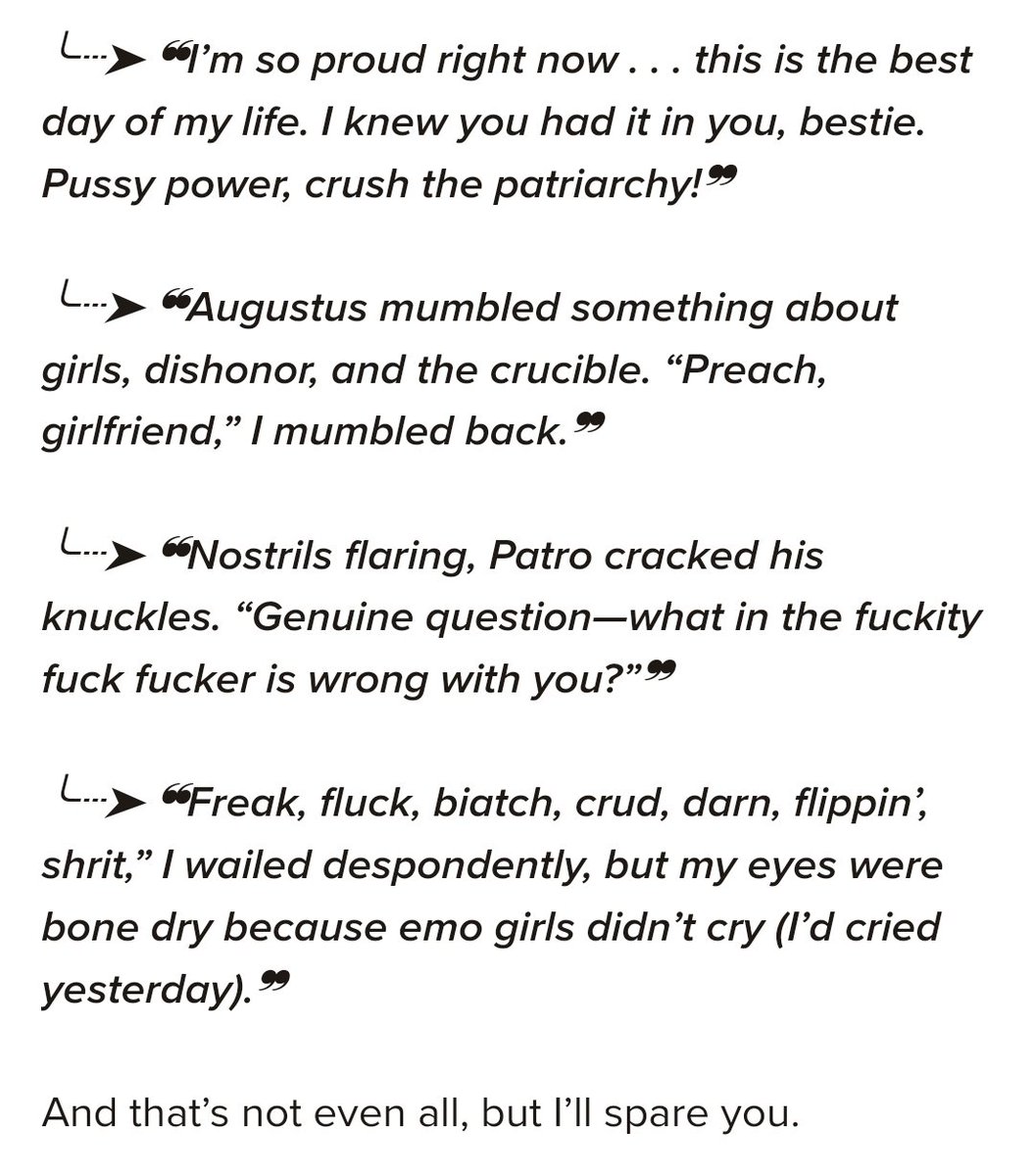 hermesify's tweet photo. @steffideee ive been reading about this book recently and its still shocking to me that its real LIKE THESE QUOTES??? HUHHH???? https://t.co/US95uZisGx