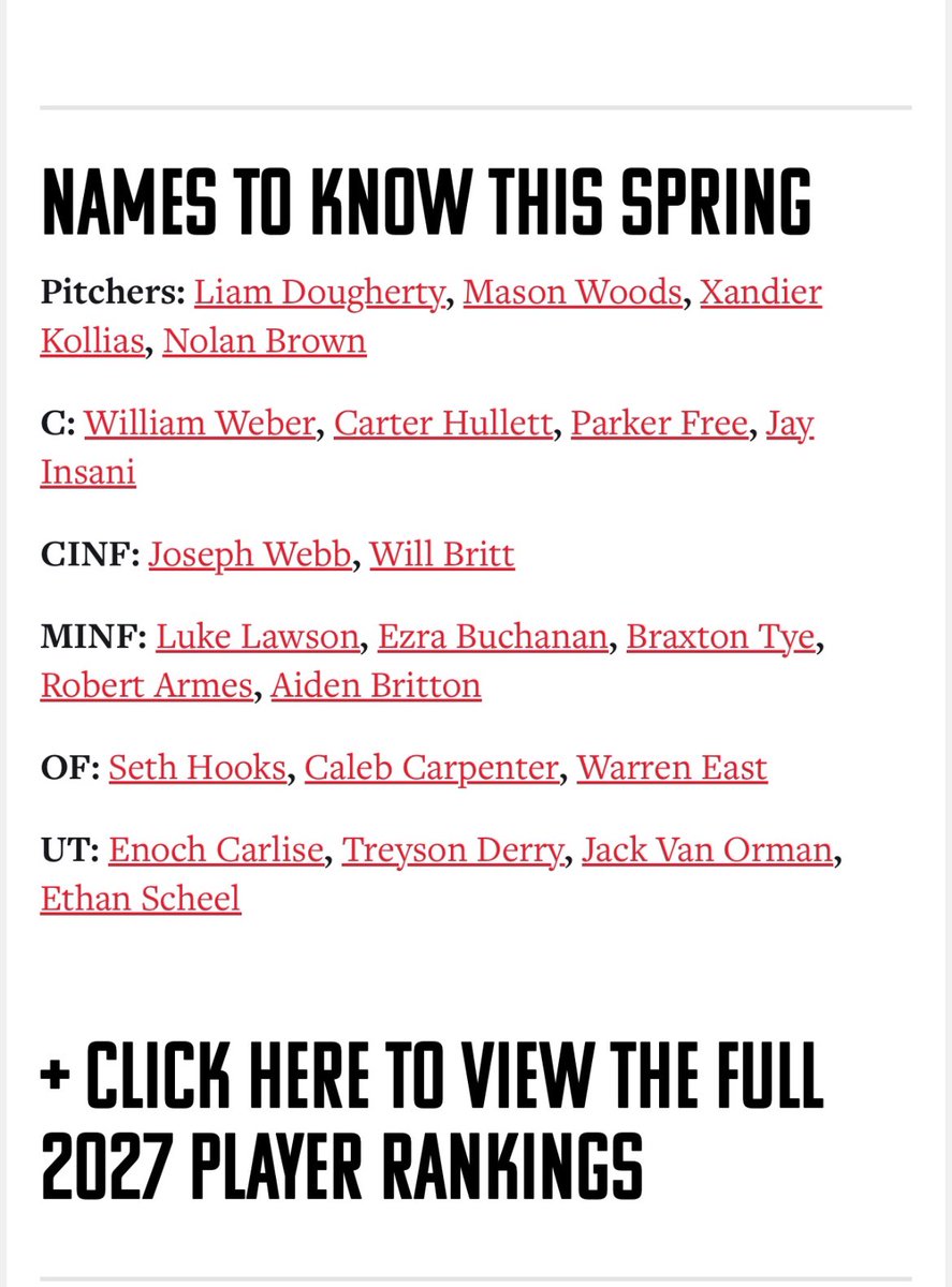 Thankyou <a href="/PrepBaseballTN/">Prep Baseball Tennessee</a> 
<a href="/Will_Haynie24/">Will Haynie</a> 
<a href="/16uFTB/">16u FTB National</a> 
<a href="/TheHitLabLLC/">Joey Lewis</a> 
<a href="/Seamless_Ath/">Seamless Athletics</a> 
<a href="/RDaleBaseball/">RDaleWarriorBaseball</a> 
@PBR_Uncommitted