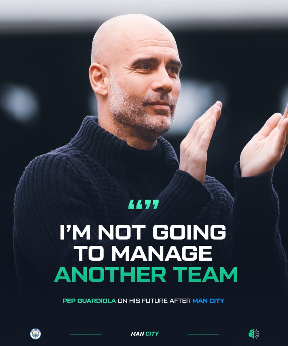 🚨 Breaking News: Pep Guardiola has announced that Manchester City will be his final stop as a manager

Is football ready to bid farewell to one of its greatest minds, or is there still a twist left in this incredible story?

📍 Source: <a href="/SkySports/">Sky Sports</a> 

#Guardiola #ManCity