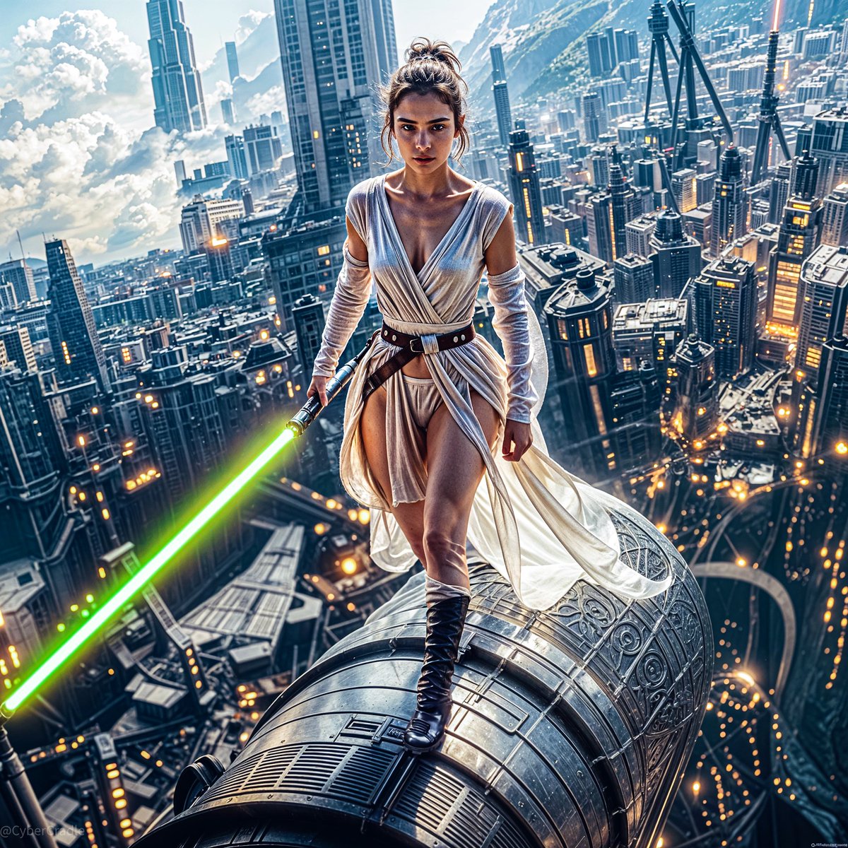 cybercradle's tweet photo. #aiart #aigirl #scifi #jedi https://t.co/bdMAoLPBei