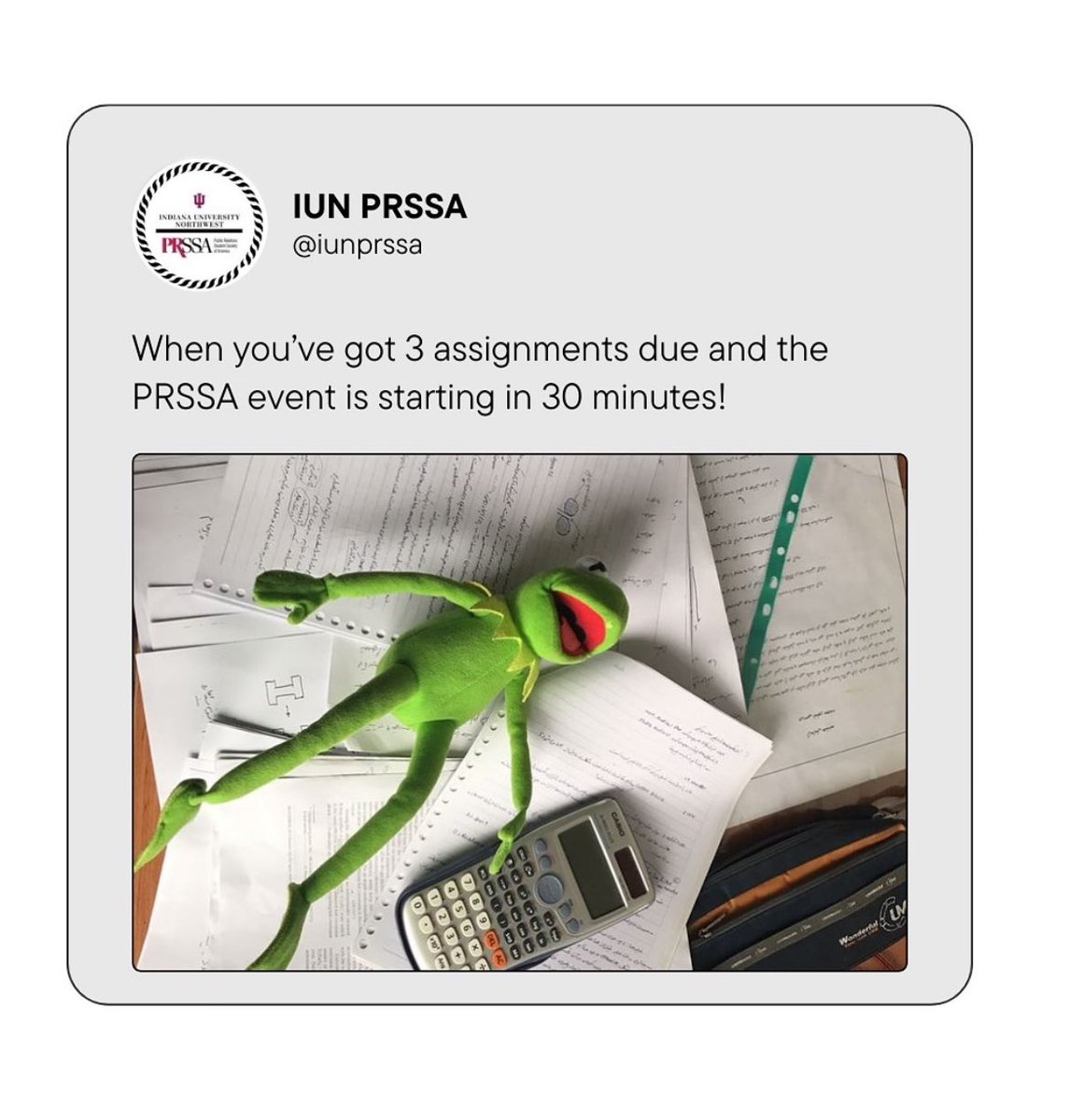 IUNPRSSA's tweet image. Stress levels may be high, but take a moment to appreciate how far you&apos;ve come this semester!💪🏾✨
#KeepGoing #SemesterSuccess #ProudOfYou