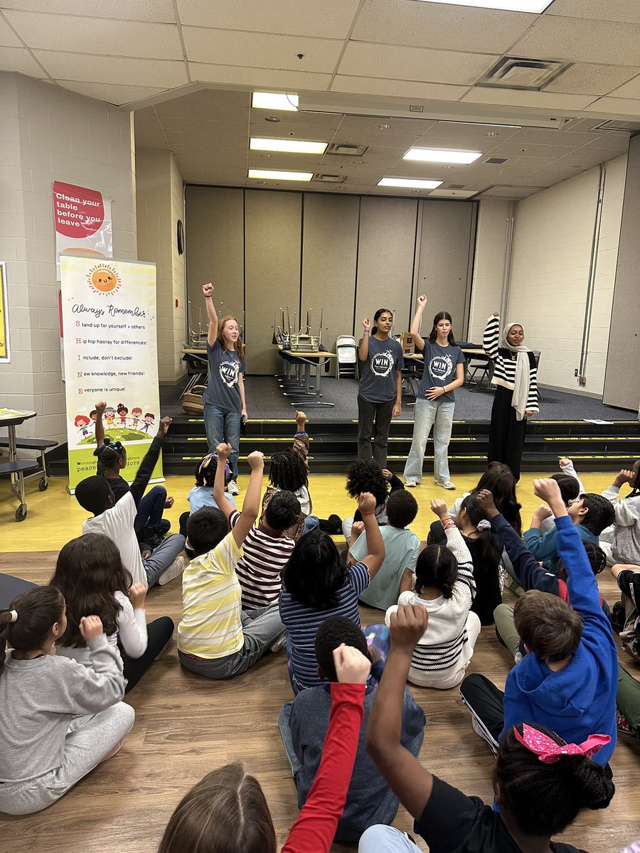 We loved learning how to SHINE from the Kilbourne W.I.N. Peace Ambassadors! Our Slate Stars gave great ideas for how to include, not exclude 🌎💙. <a href="/SlateHillStars/">Julie Gulley</a> <a href="/wcsdistrict/">Worthington Schools</a> #itsworthit