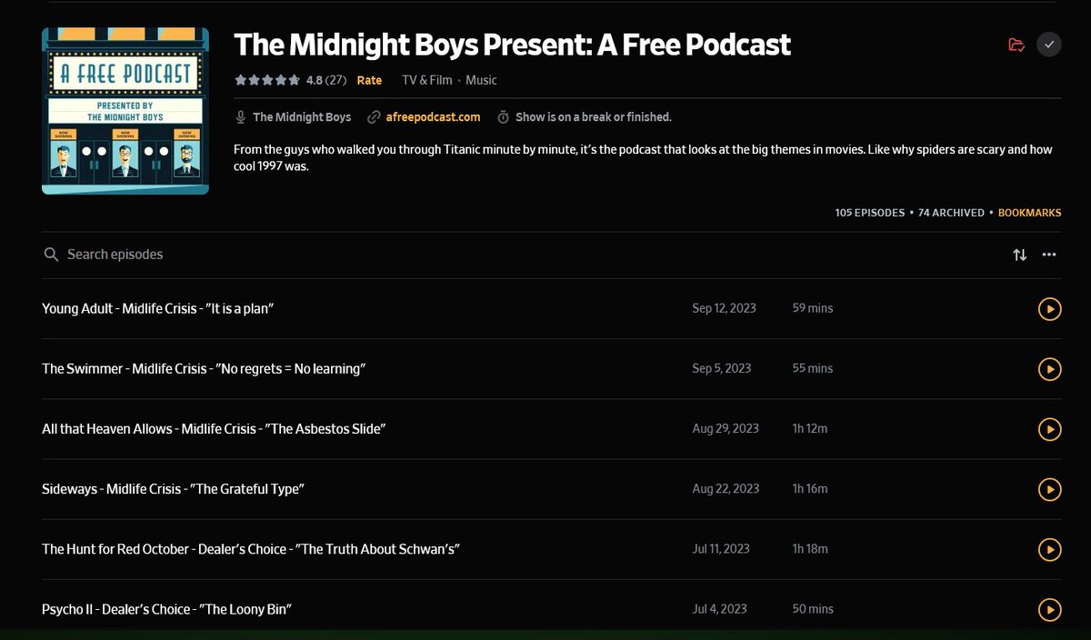 A Free Podcast tweet media