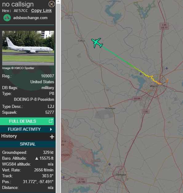 SR_Planespotter's tweet photo. Ayyyy, 007 looks to be headed back to Mugu now
#AE57CC https://t.co/k62uusqcgt