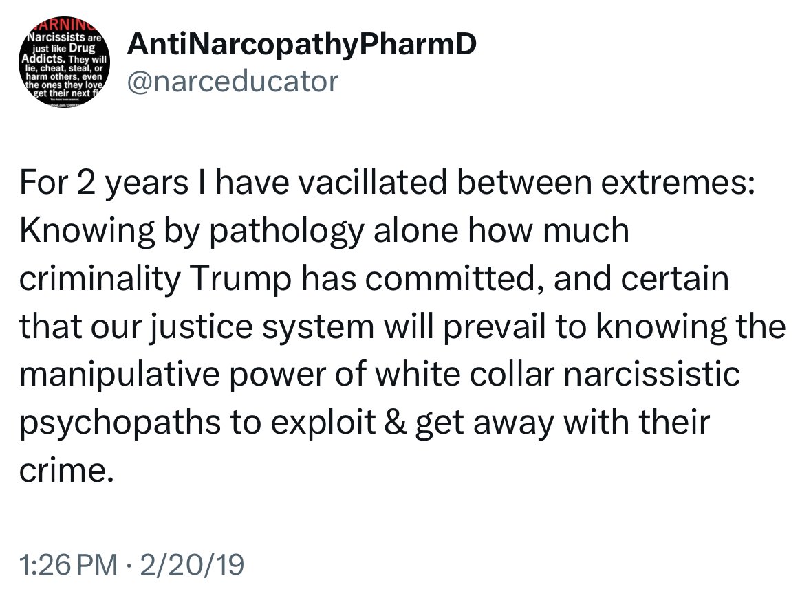 Narcissistic psychopathy is the most dangerous of mental pathologies but even those without their power, status or money grandiosely believe they can act with impunity. It’s inherent to the pathology. 
It’s our societal failure to recognize and address malignant narcissism.