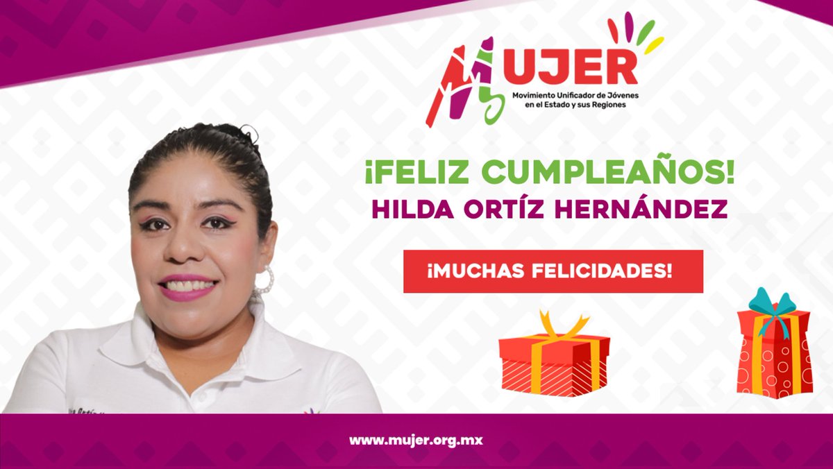 Felicitamos a nuestra gran amiga Hilda Ortíz Hernández, por el motivo de su cumpleaños, nuestros mejores deseos para ti y tus seres queridos. 

Felicidades 🥳🎉🎁🎂, Feliz Cumpleaños Hilda. #AzucenaHernandez #SomosMujer #Oaxaca