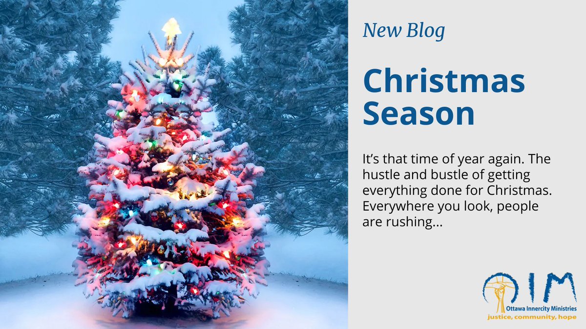 📣 During the hustle and bustle of the Christmas season, our street friends are often forgotten 💔 That’s why our street outreach teams become so important to them during this time 🎄 📲 Read more about it in this week’s blog 👉 ottawainnercityministries.ca/post/christmas… 

#OIM #Ottawa #NewBlog