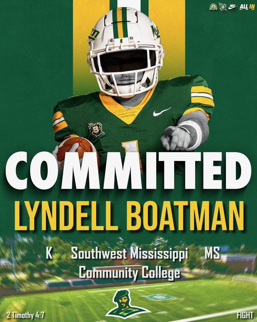 Lyndell Boatman (@boatmanlyndell) on Twitter photo Blessed to announce that I am COMMITTED to Belhaven University continuing my football career and pursuing ministry! <a href="/Coach_CDN2/">CJ Nightingale</a> <a href="/cliff_collins10/">Cliff Collins</a> <a href="/trlong02/">Ty Long</a> Blessed to announce that I am COMMITTED to Belhaven University continuing my football career and pursuing ministry! <a href="/Coach_CDN2/">CJ Nightingale</a> <a href="/cliff_collins10/">Cliff Collins</a> <a href="/trlong02/">Ty Long</a>