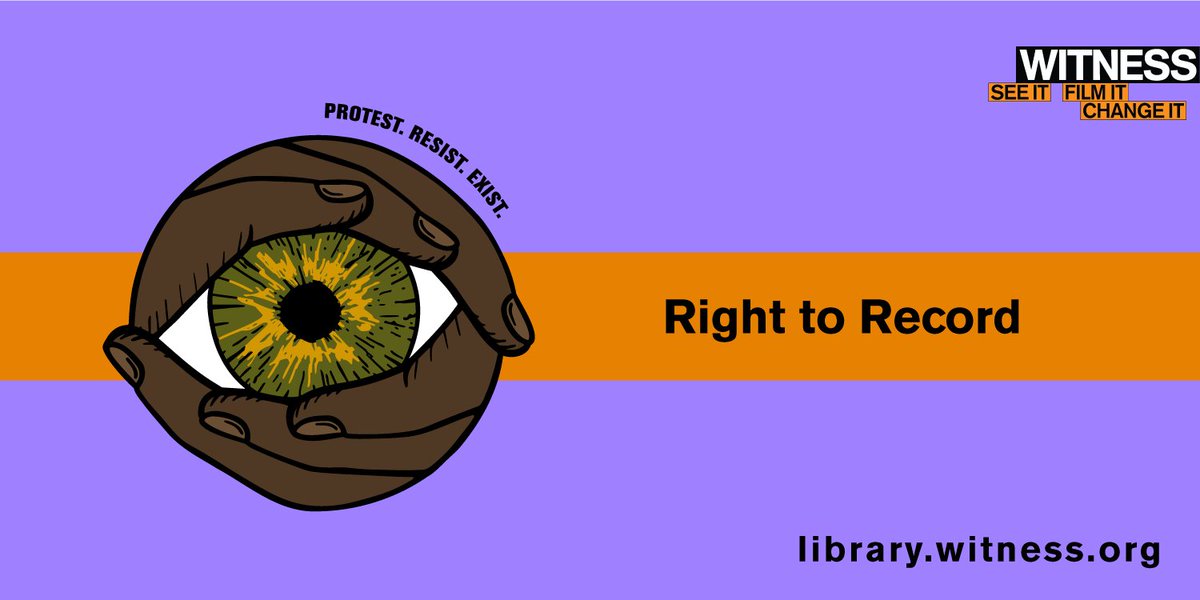 witnessorg's tweet photo. 🌍 🎥Protests, elections, environmental crises—recording #HumanRights violations is crucial for justice.
WITNESS #RightToRecord resource collection offers tools and guidance for communities to document abuse, resist injustice, and expose the truth.
🔗Explore & download: https://t.co/7YFKjQcL5j