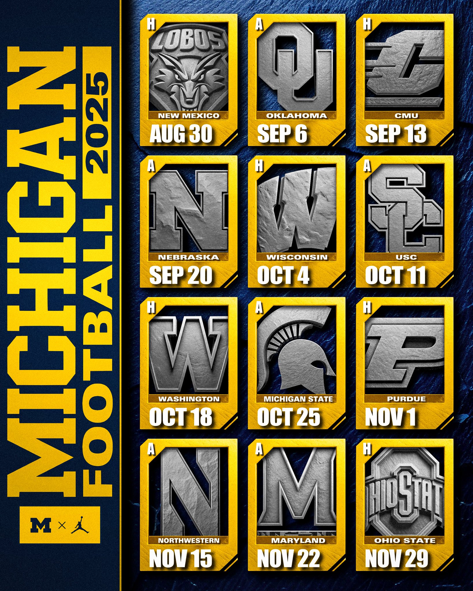2025 Michigan Football Schedule