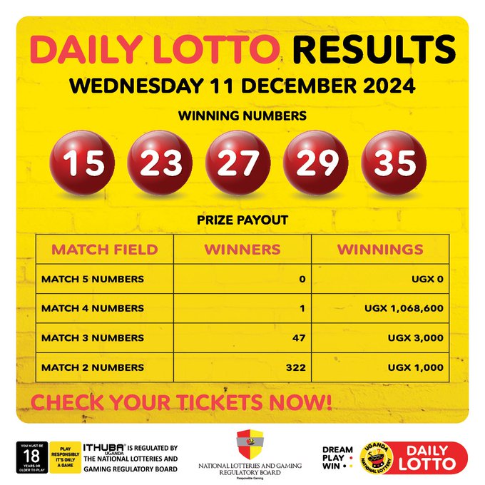 Results & Payouts for (11/12/2024)