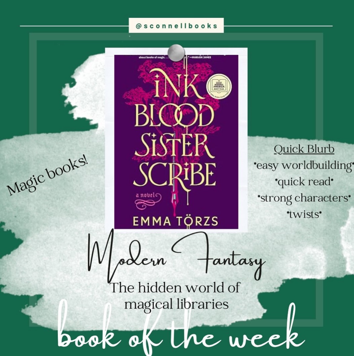 sconnellbooks's tweet photo. Really good fantasy read! 📖 https://t.co/qv5DOLAQRw