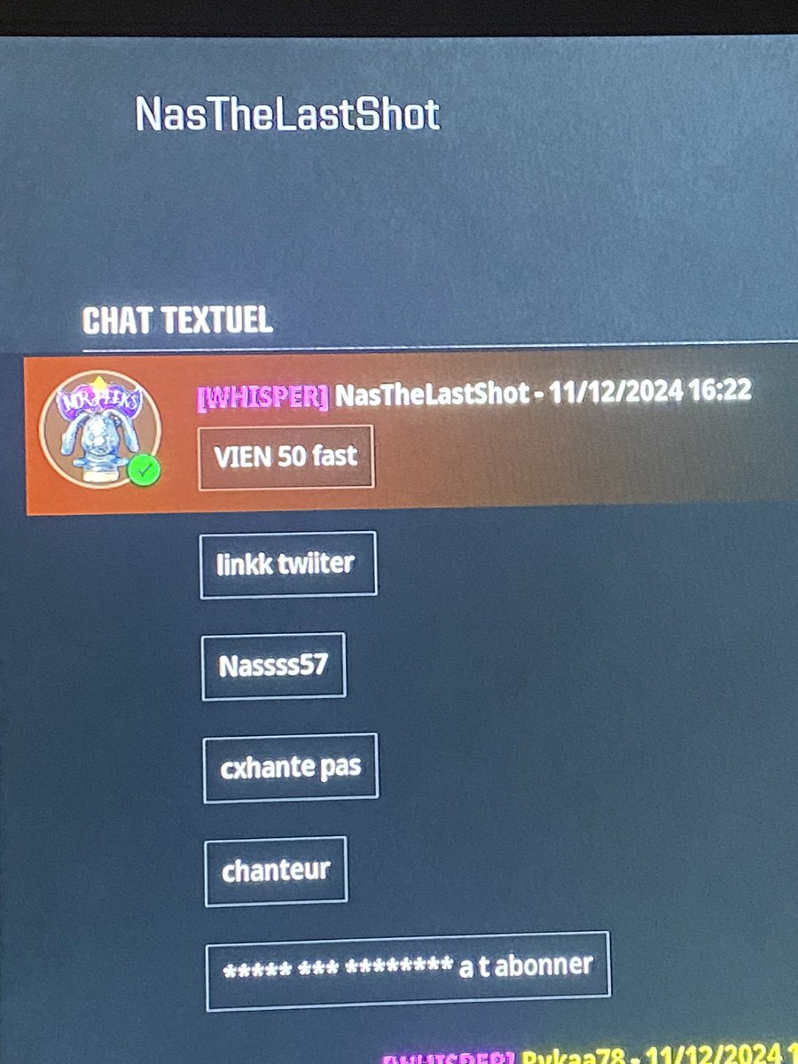 RRykaaa's tweet photo. @Nassss57 BA ALORS ÇA DODGE FORT 😂😂🤡🤡😴😴 https://t.co/WDBB8mLmGQ