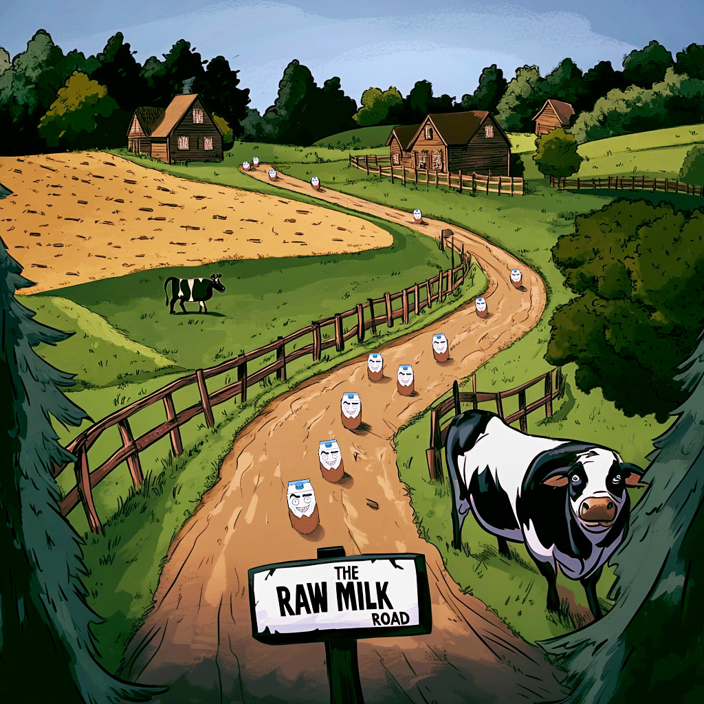RawwMilkCoin's tweet photo. Where has RAWW been and where is RAWW going?

From the dark depths of Amish paradise, RAWW has been bubbling since the beginning of time.

Now as RFK Jr. unleashes good health to the entire USA, RAWW has come to mortal awareness.

Starting here, RAWW will be spread throughout civilization, and eventually the universe.

How fast RAWW gets there is up to you…

Will you embrace it and achieve your greatness or will you reject it and destroy your destiny?