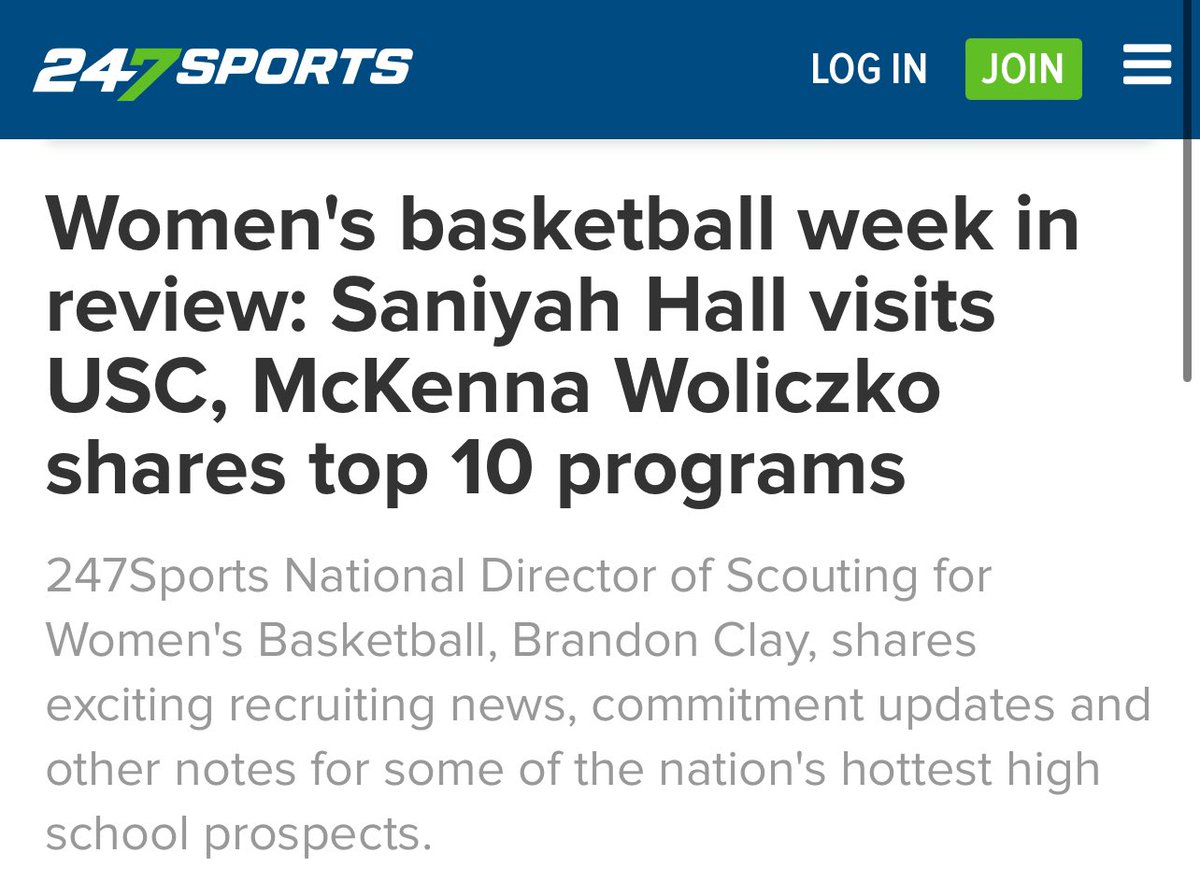 Brandon Clay Scouting | Powered by <a href="/brandonclaypsb/">B r a n d o n C l a y</a> &amp; <a href="/247Sports/">247Sports</a>

“The Best Evals &amp; Marketing in 🏀.”

Latest Week In Review Features:

Kailey Cradduck
Saniyah Hall
Amisha Ramlall
Karinna Trotter
McKenna Woliczko

MY 247 ARTICLES (VIP) ➡️➡️ 247sports.com/user/brandoncl…