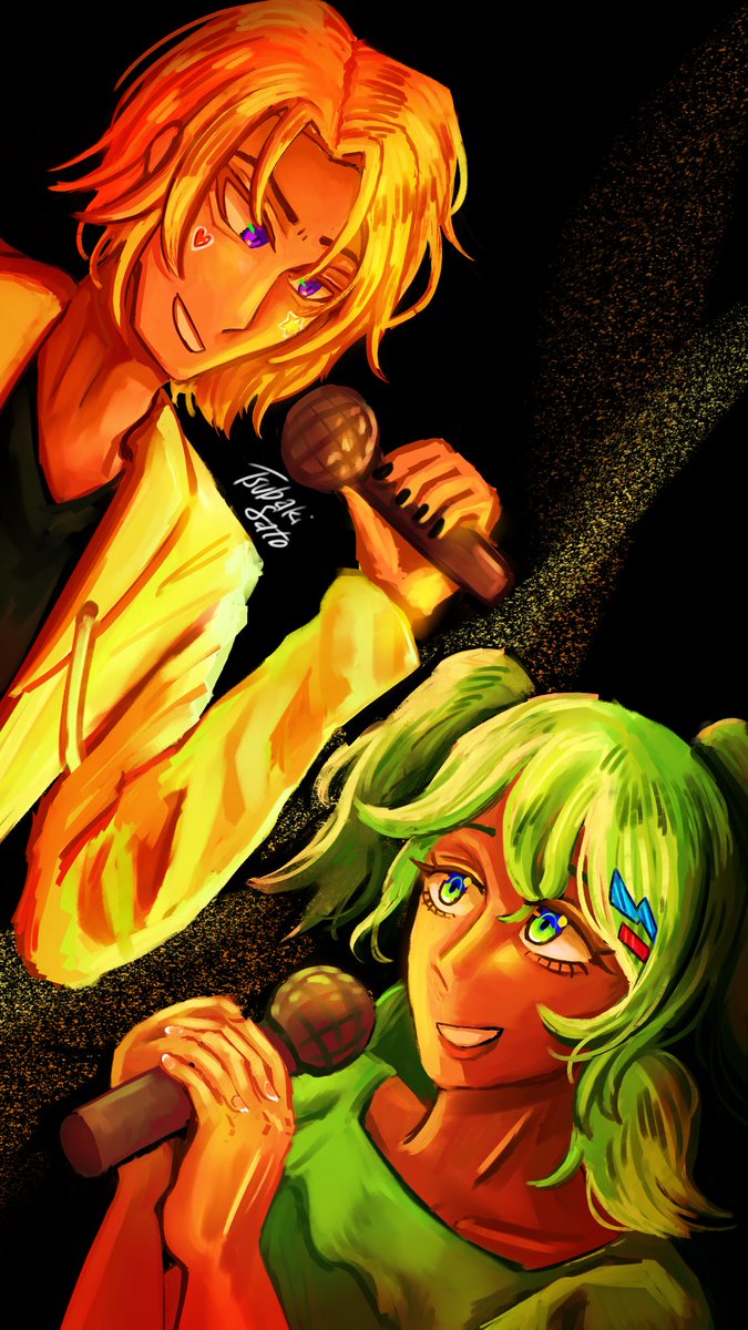 TsubakiSato's tweet photo. genre: indie pop, punk rock

~4-5 hours if you minus the time I wasted watching documentaries 

get my bag
#ii #rarepair #inanimateinsanity #inanimateinsanity2 #ii2 #trophy #clover #fanart #art #osc #objectshow #objectshowcommunity #inanimateinsanityinvitational #krita https://t.co/PZjsooeUIO