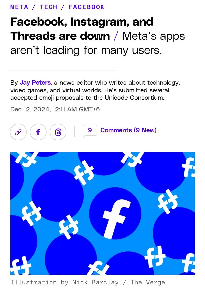 ebnul_karim's tweet photo. Meta is down, so Elon Musk won again! 
#MetaIsDown https://t.co/2sokSGwUf0