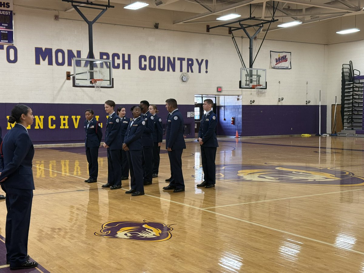 AFJROTC Inspection Day! 💜💛💜💛 #teamMHS