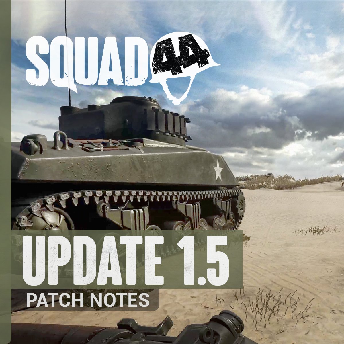 Join_Squad44's tweet photo. 🟢 Update 1.5 is LIVE NOW!
Your first step into the #PacificFront begins here.
What’s New:
🔸 Explore the Pacific Front Museum, set in a sealed-off section of the London Underground.
🔸 Test the arsenal of Pacific Front weapons and preview new vehicles.
🔸 Get a sneak peek at the Imperial Japanese Army and US Marine Corps faction characters.
🔸 Enjoy improved game mechanics, new admin tools, optimization, and critical bug fixes.
📓 Full patch notes: https://t.co/vvenhBH0fy
#Squad44 #WWIIGaming #milsim
