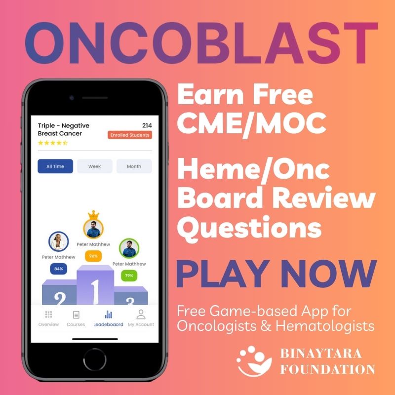 Binaytara (@binaytara) on Twitter photo Tired of tedious CME credits and expensive board exam prep? Download #OncoBlast now to earn FREE CME/MOC with board review questions: bit.ly/3YI4qyZ🏆 #MedEd #HemOnc #Oncology #OncTwitter Tired of tedious CME credits and expensive board exam prep? Download #OncoBlast now to earn FREE CME/MOC with board review questions: bit.ly/3YI4qyZ🏆 #MedEd #HemOnc #Oncology #OncTwitter
