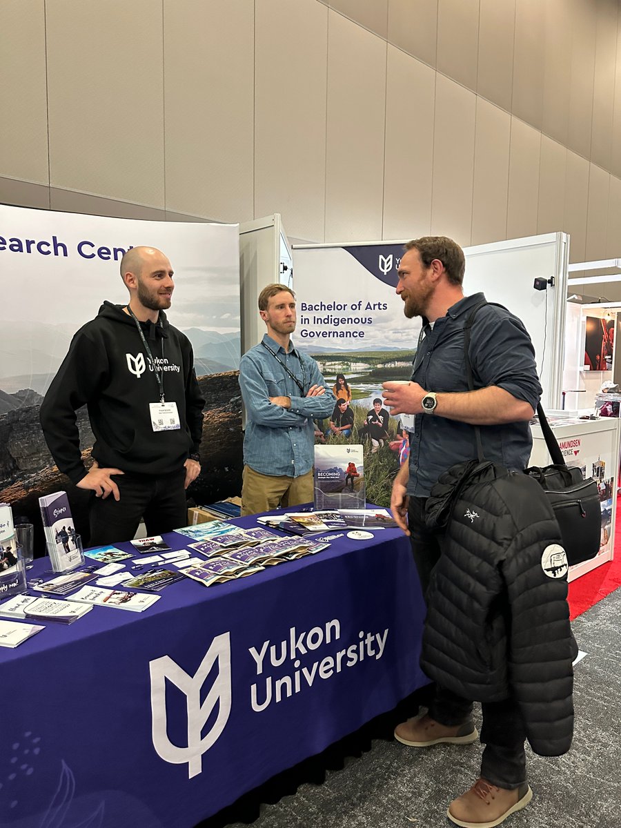 YukonUniversity's tweet photo. This week, #YukonU staff and faculty are attending the #ArcticNet conference in Ottawa where 1,000+ experts studying the impacts of climate, environmental and socio-economic change in the Arctic are presenting their research and connecting with others in the field.

@ArcticNet https://t.co/uLfnKhI8jx