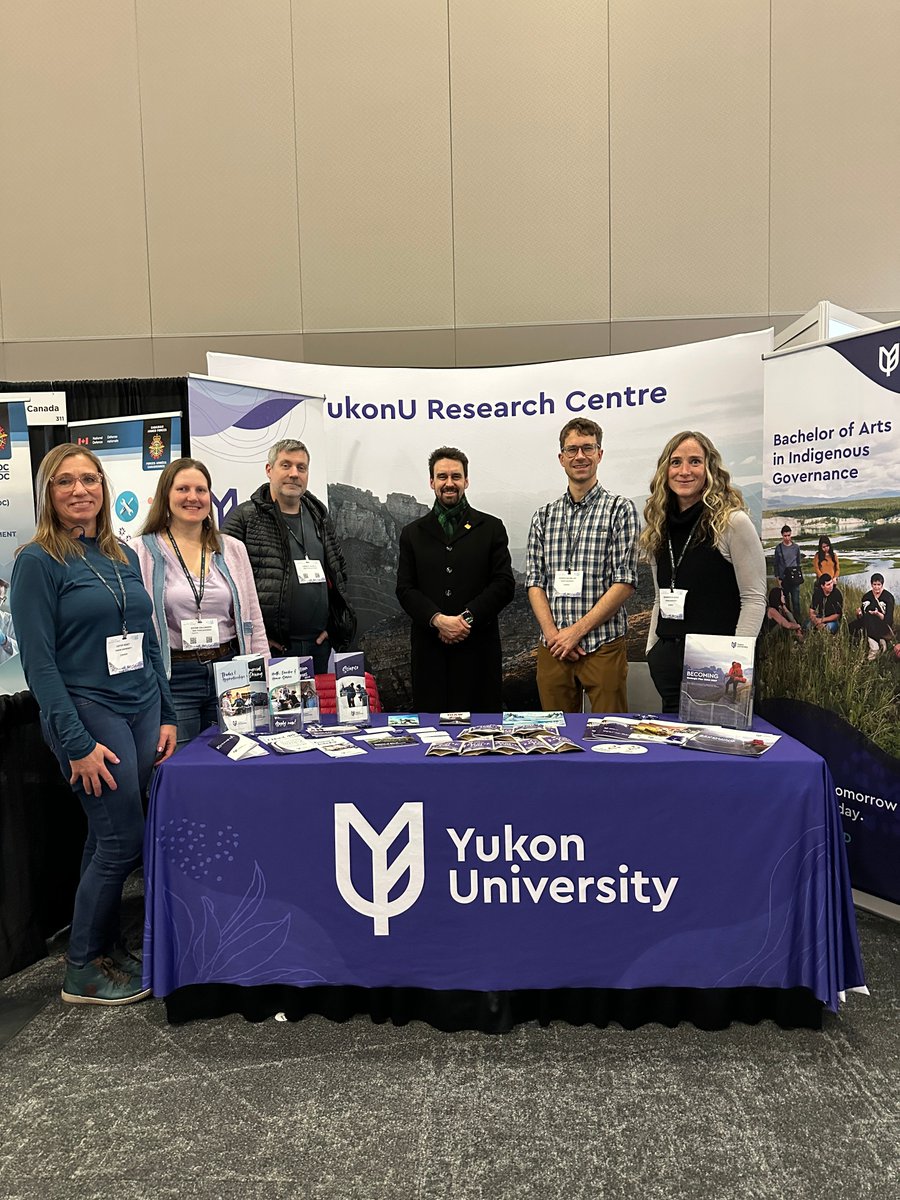 YukonUniversity's tweet photo. This week, #YukonU staff and faculty are attending the #ArcticNet conference in Ottawa where 1,000+ experts studying the impacts of climate, environmental and socio-economic change in the Arctic are presenting their research and connecting with others in the field.

@ArcticNet https://t.co/uLfnKhI8jx