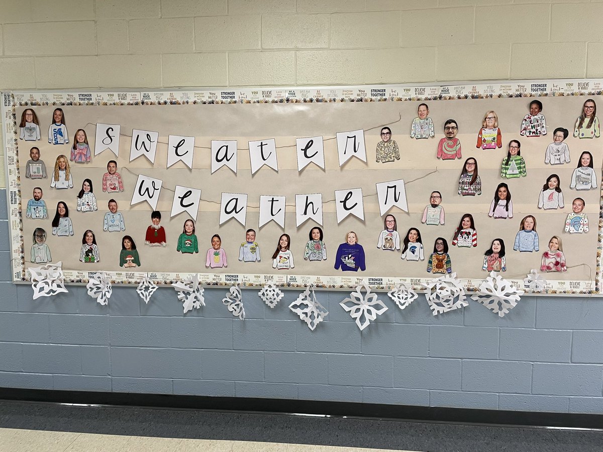 ~ sweater weather ~ at SHS! Thanks to all of the staff who participated and submitted their creative holiday sweaters!