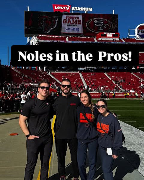 The <a href="/49ers/">San Francisco 49ers</a> and <a href="/ChicagoBears/">Chicago Bears</a> matched up &amp; there were 4 <a href="/FSUAlumni/">FSU Alumni Assoc.</a> RDs on the field!

Our MS in Exercise Physiology w/ concentration in Sports Nutrition is on 🔥 🔥🔥🔥

#gonoles 

J. Mazur (<a href="/FuelCoachRD/">Jordan Mazur, MS, RD</a>)
B. Schmitt 
B. Hitchcock
C. Collins

<a href="/fsuannescollege/">FSU Anne's College</a> <a href="/FloridaState/">Florida State University</a>