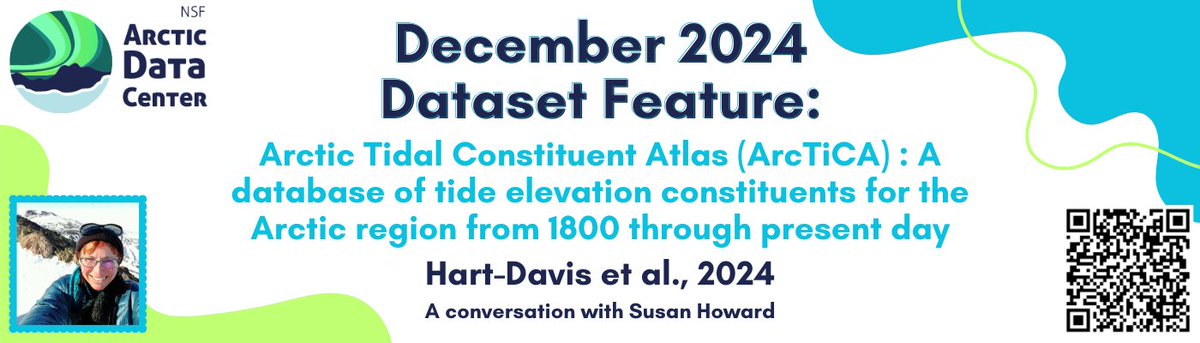 Our latest blog post features Susan Howard's collaborative work studying Arctic tides 🌊🧊. Check out the interview and new ADC dataset here: arcticdata.io/all/news/2024/…