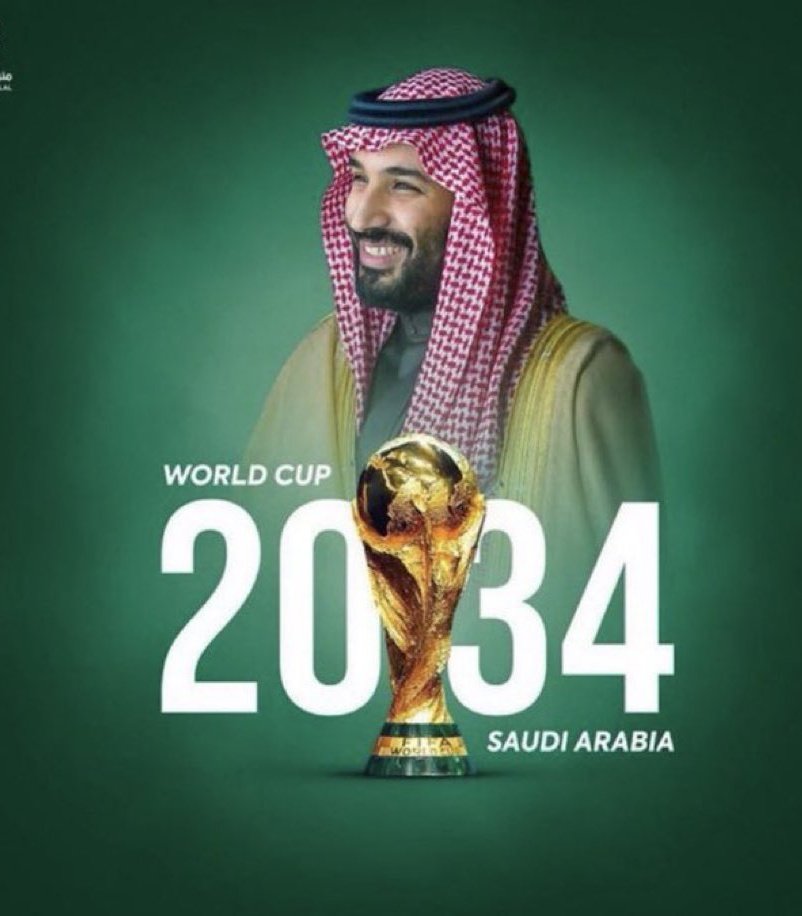 مـع ولـي العـهـد كل اوضاعنا مستويه
وإستضافتنا إضافه ضافيه وضيافه

الحدث هذا هدف محسوم بعد الرويه
كنـها روية مـهاجـم ماتخيب اهدافه

فيصل الثبيتي

#كأس_العالم2034  #أهلاً_بالعالم