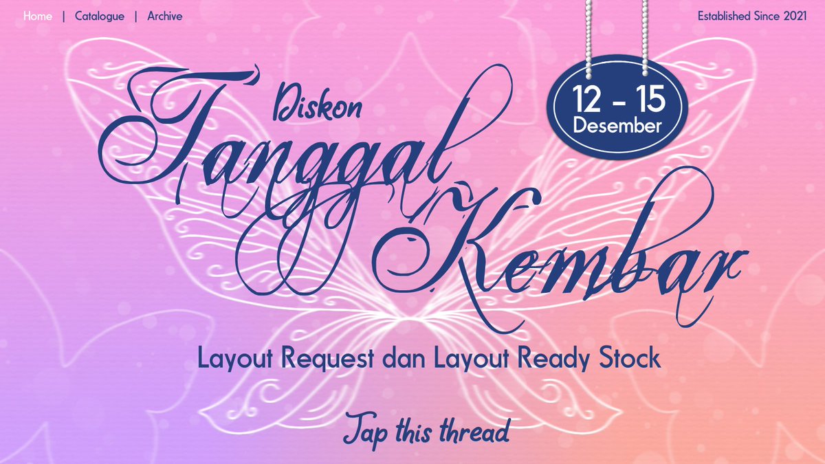 Help repostnyaa yaa, thank you 💖✨ 

Haloo dalam rangka 12.12 aku mengadakan diskon untuk Layout Request dan Layout Ready Stock. Untuk besaran diskonnya scroll ⬇️

#zonauang