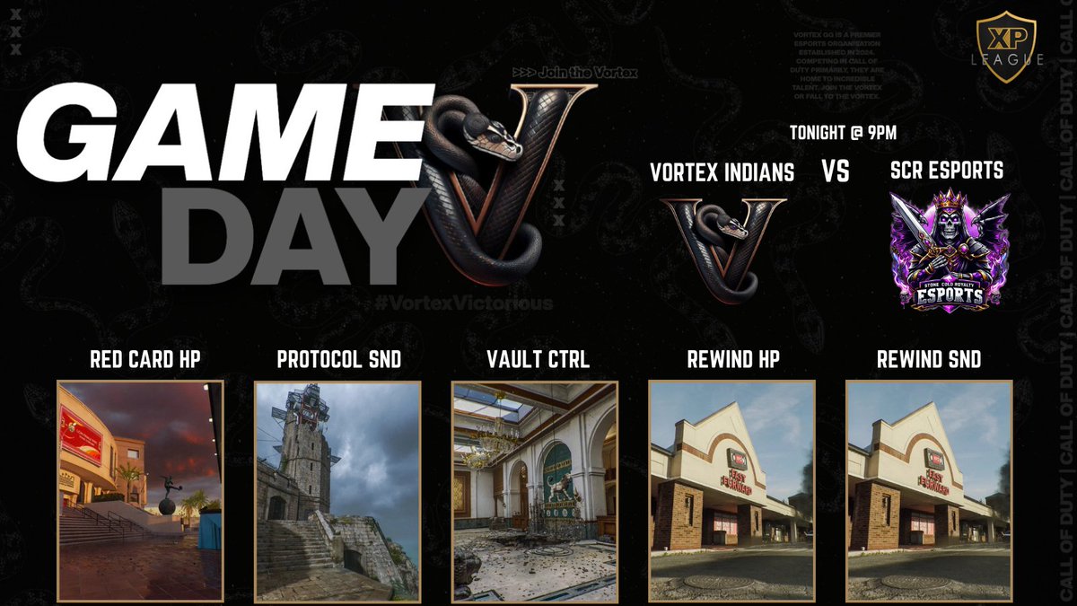 TheVortexGG_'s tweet photo. Only the one league game again tonight as Vortex Indians look to continue their winning start to their @XP_Europe season against @StonecoldRoyal 

@Whizzeed @ADFusion_ @FrenzyAM_ @Ethxnb4 

Caster: TBC https://t.co/dQsIN30XP7