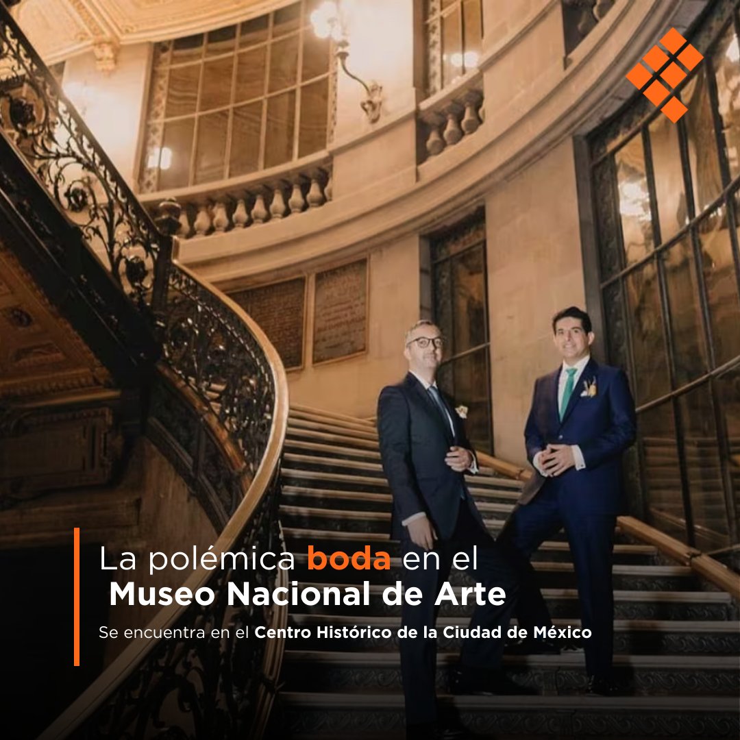 Quadratin_'s tweet photo. (1/7) La polémica boda en el #Munal

El 4 de octubre, el entonces jefe de Oficina de la Secretaría de Relaciones Exteriores (SRE), @mborregol celebró su boda con #Ionut Vâlcu, miembro de la embajada de Rumanía en México, en el Museo Nacional de Arte (Munal).