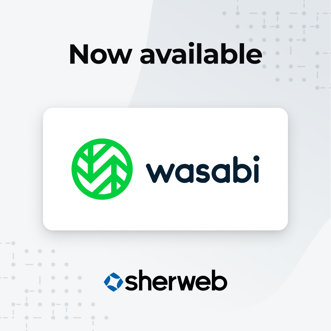 New to our marketplace: Wasabi Hot Cloud Storage! 🚀

No hidden fees for egress or API requests—just affordable, secure and scalable storage. Enjoy fast access, seamless integrations and reliable transfers. Learn more: bit.ly/3DiPTCB