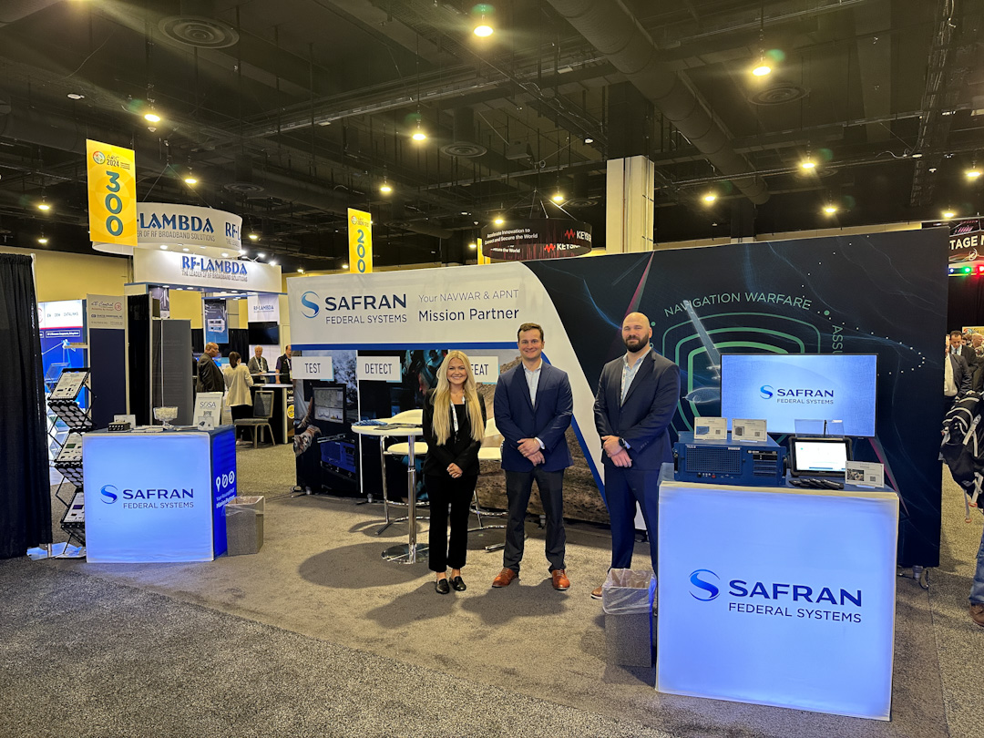 SafranFedSys's tweet photo. Day 1 at AOC 2024 is underway!
We’re thrilled to be at the @AOCrows Annual International Symposium & Convention advancing EW and NAVWAR solutions.
📍 Gaylord National Harbor Convention Center | Booth #422
👋 We’d love to connect with you!
#AOC2024 #NAVWAR #ElectronicWarfare https://t.co/DXpguGhtom
