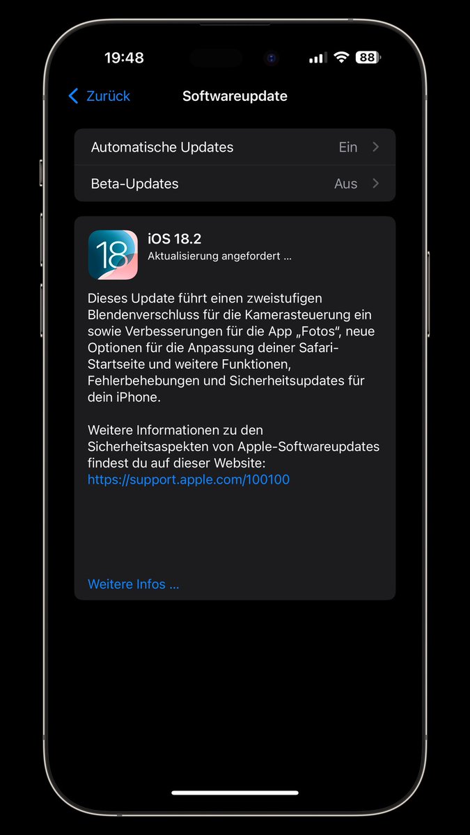 antibes79's tweet image. Allen einen schönen Updateabend 📡
#Apple #ios182