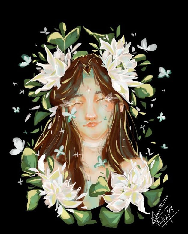 Potatoo0016's tweet photo. aaaaa i fixed mah previous drawing..nothing drastic just some small things that were kinda getting on my nerves #XieLian  #tgcf #天官赐福 https://t.co/JYDgJhkgaL