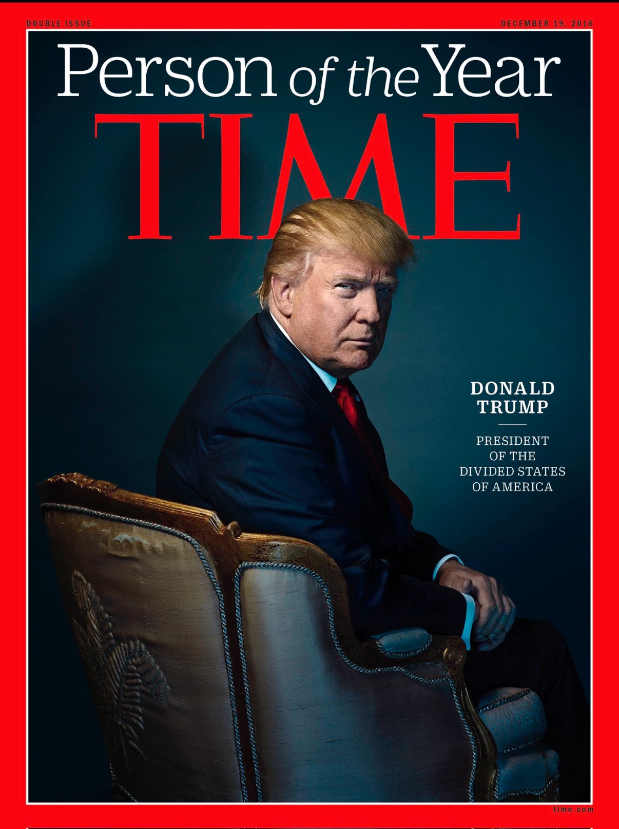 James Spiro on X: "Politico is reporting that Donald Trump will be TIME's 2024 Person of the Year. The last time he earned the title was in 2016 - the first time