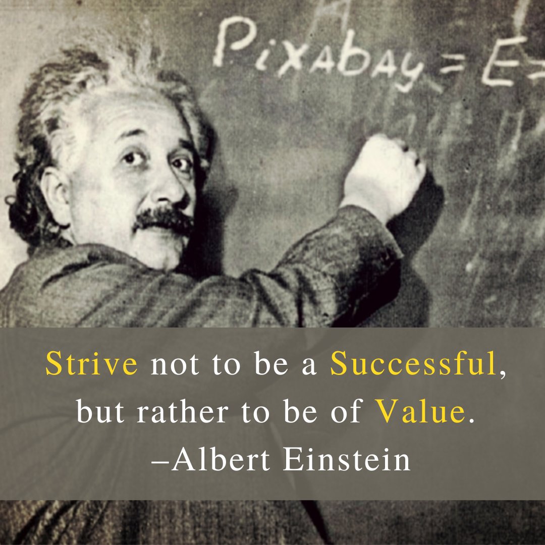 LuciusMarketing's tweet photo. True success comes from the difference you make and the value you create.

Focus on #creating #value, and success will always follow.

#Leadership #SuccessMindset #ValueCreation #Inspiration #Motivation #ValueOverSuccess #Inspiration #alberteinstein #einstein https://t.co/GBeK0SxDtY
