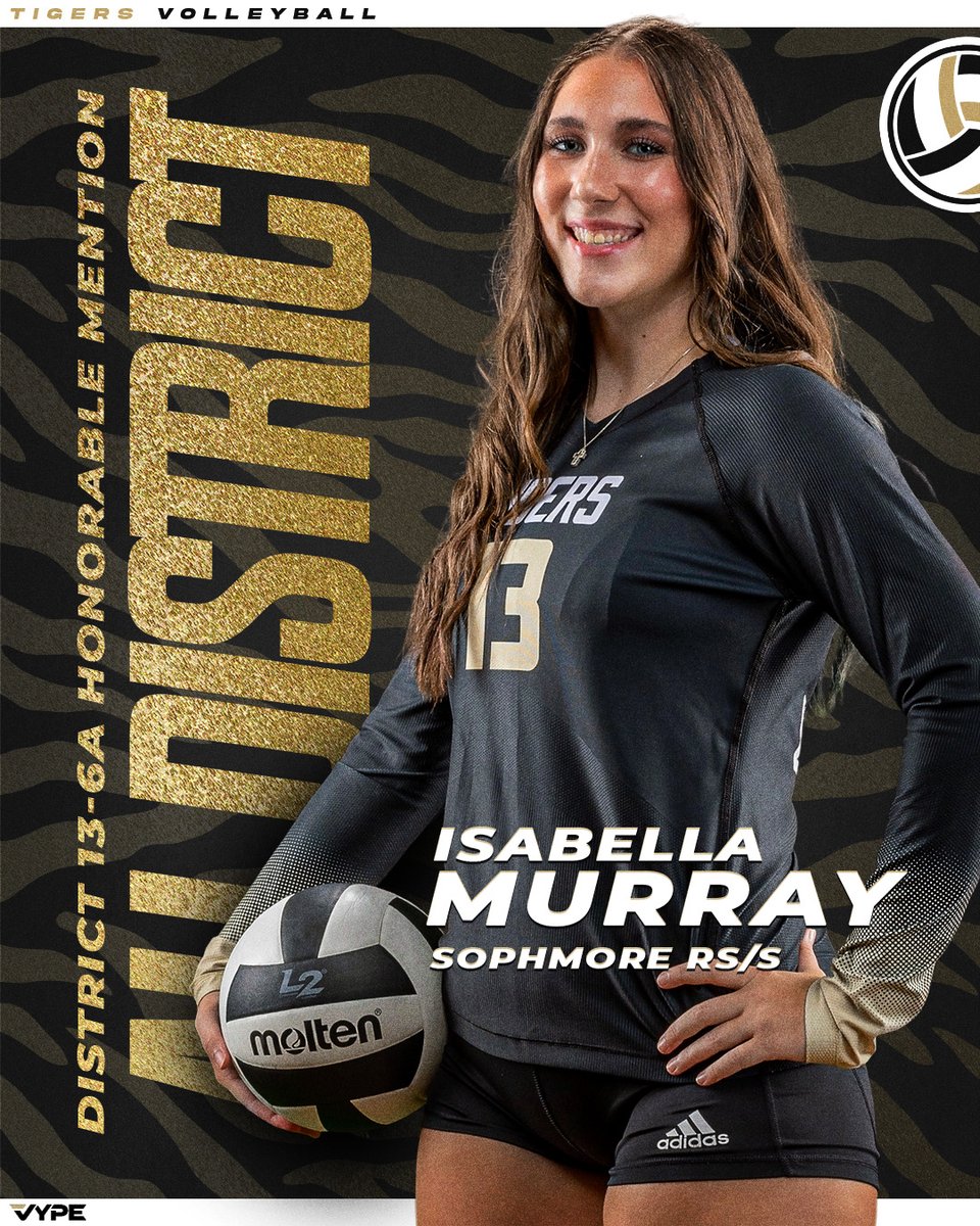 ConroeTigerVB's tweet photo. Congratulations to Isabella Murray &amp; Anastacha McGowen for being selected as Honorable Mention for District 13-6A!! Keep up the hard work in your other sports!!!

#TURNMEUP #WORKHARDER

@amazyngpix https://t.co/YkAS6CppfB