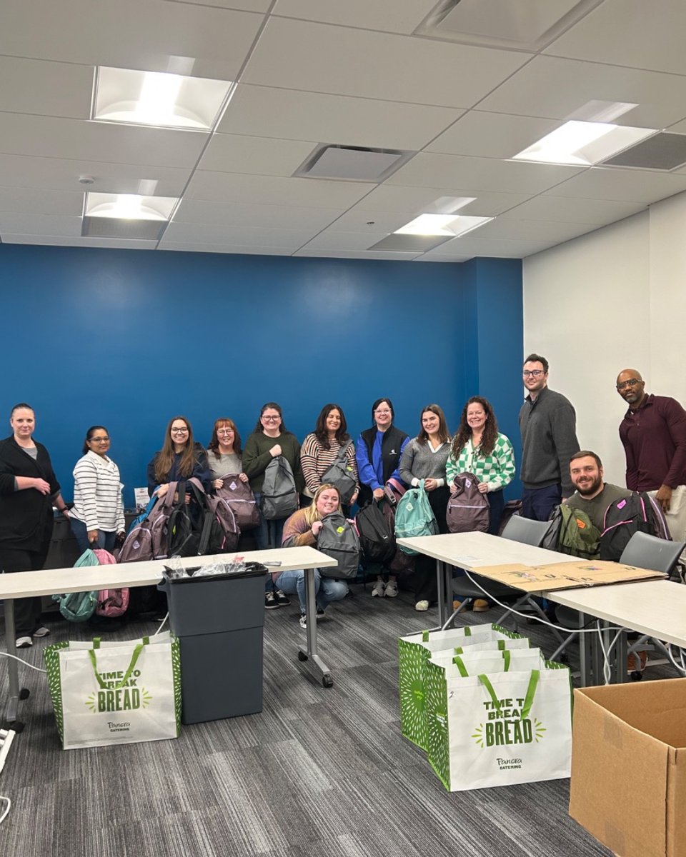 NovacoreIns's tweet photo. The holidays are a time for giving &amp; #TeamNSM is proud to continue our tradition of helping those in need.❤️
We  partnered with No More Pain, Inc. and donated over 100 backpacks filled with essential items to support adults experiencing homelessness.🎒#buildsuccess #holidaygiving https://t.co/c4uCkkcQXj
