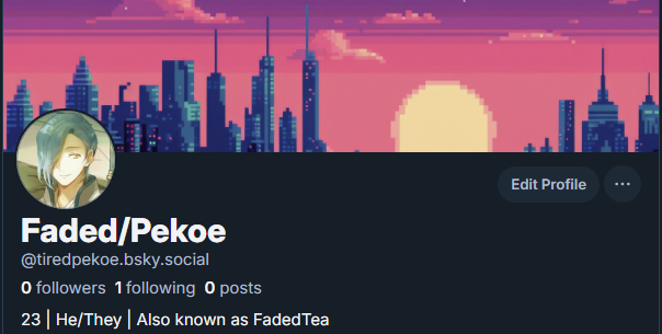 TiredPekoe's tweet photo. To those who want, I'm over here too 🦋 https://t.co/e78DQGYie8