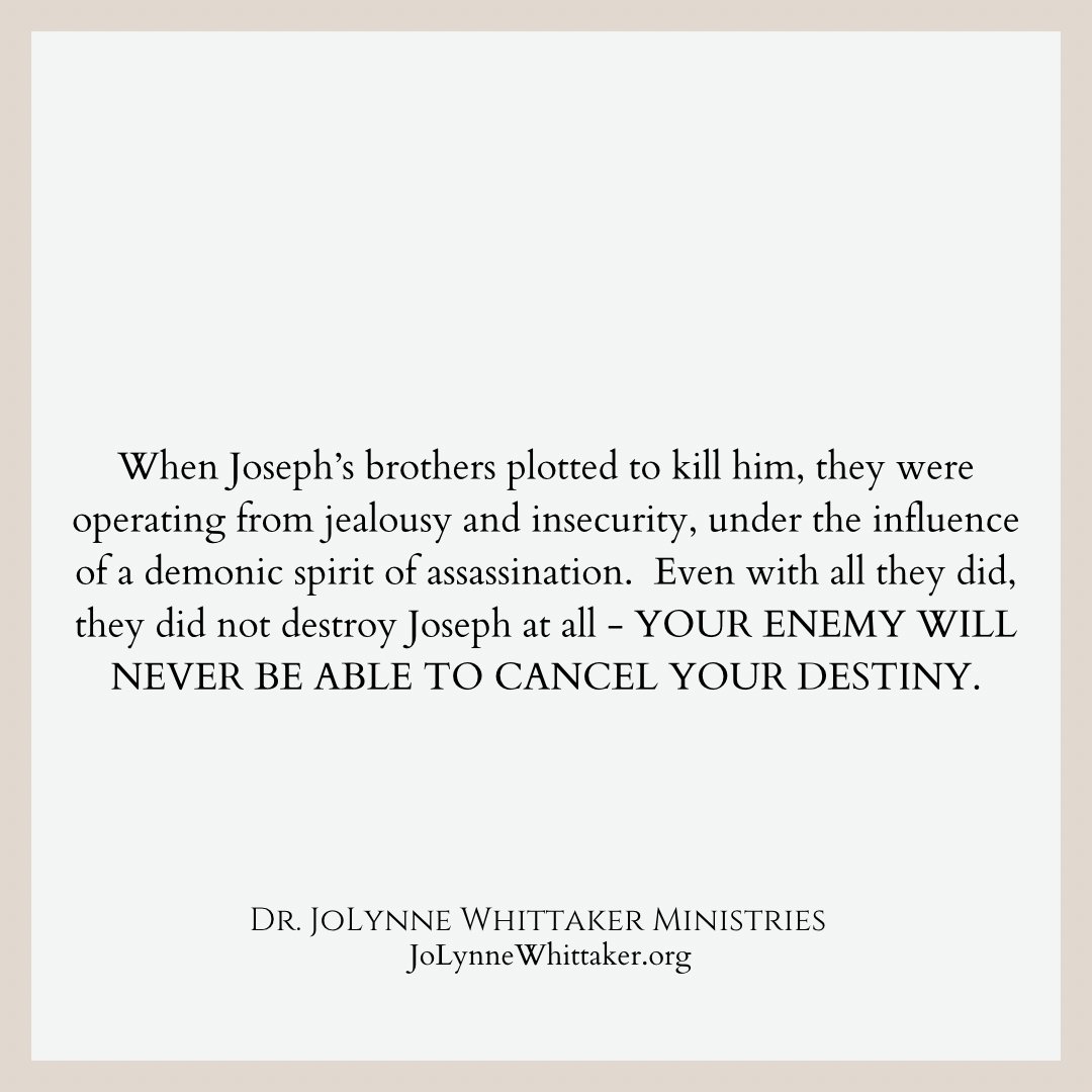 DrJoLynneW's tweet image. THEY WILL TRY, AND THEY WILL FAIL.  They will plot… and their plot will be ineffective.  They will scheme, and God will override it right in front of them every time.

In the end, your enemy will know they were just a pawn in the devil’s game, they never even had a shot at…